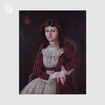 Portret Klary Marii Chełmickiej z d. Nałęcz, miejscowość nieznana, 1. poł. XIX w.