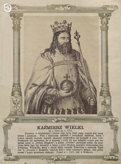 "Kazimierz Wielki", Poznań, 1886 r.