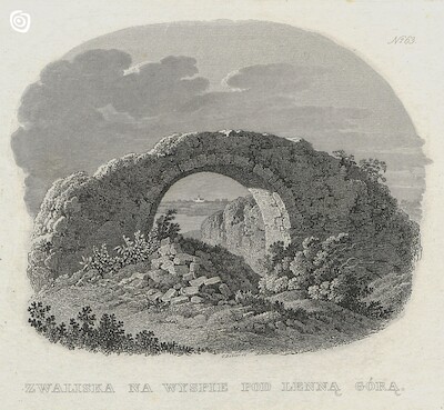 "Zwaliska na wyspie pod Lenną Górą", Praga, 1842 r.