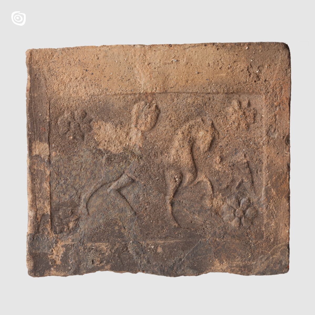 Płytka ceramiczna - Koń, Gniezno, wczesne średniowiecze