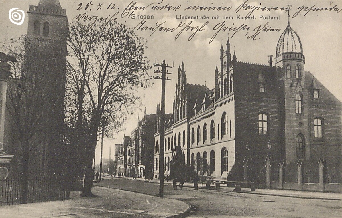 Pocztówka fotograficzna, Gniezno, 1909 r.