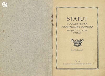 Dokument - Statut, Witkowo, 1926 r.